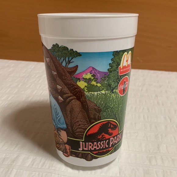 1992 Jurassic Park McDonald’s Triceratops Collector Cup - Picture 1 of 8